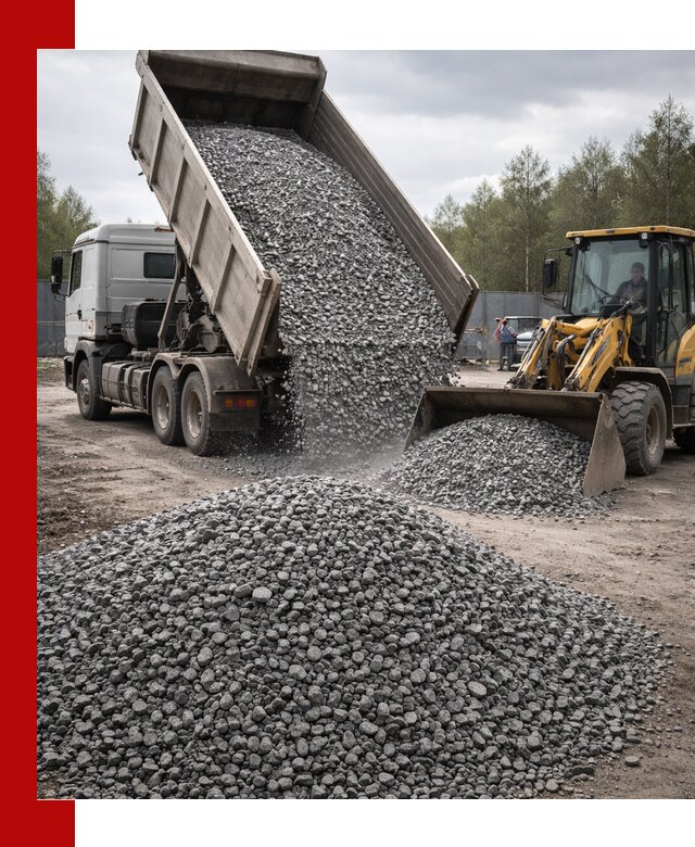 Доставка и продажа щебня гранитного в Новом Уренгое