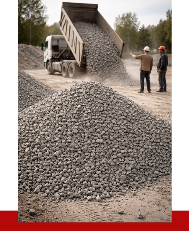 Гранитный щебень фракция 0-5 в Новом Уренгое от 3015 руб ПРОНЕРУДНвг