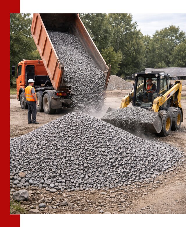 Купить гранитный щебень фракции 5–10 в Новом Уренгое с доставкой