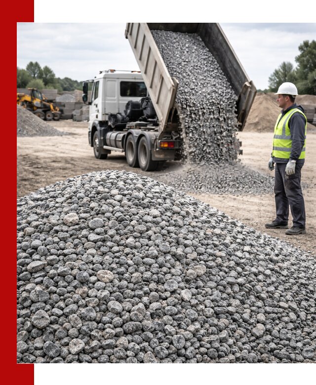 Доставка и продажа гранитного щебня фракции 5-20 в Новом Уренгое