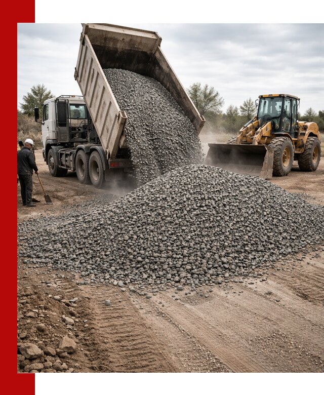 Гранитный щебень фракция 10-20 с доставкой в Новом Уренгое