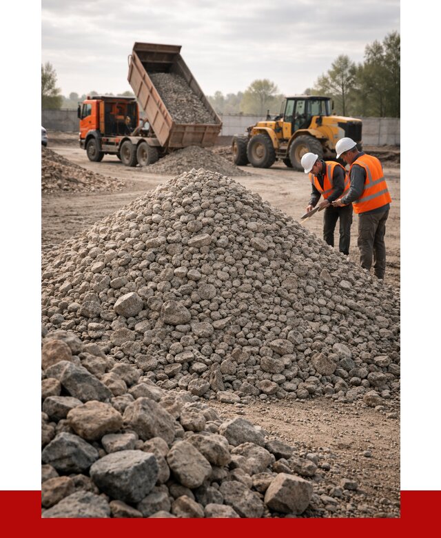 Гранитный щебень фракция 40-70 в Новом Уренгое от 2600 руб ПРОНЕРУДНвг