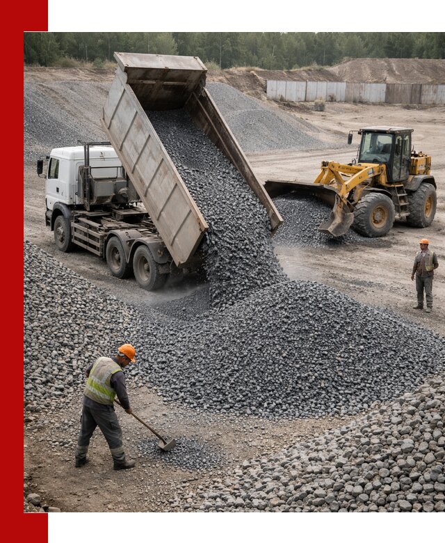 Щебень габбро-диабаз фр. 5-20 с доставкой в Новом Уренгое