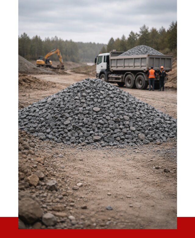 Щебень габбро диабаз фракция 40-70 в Новом Уренгое от 2288 р-ПРОНЕРУДНвг