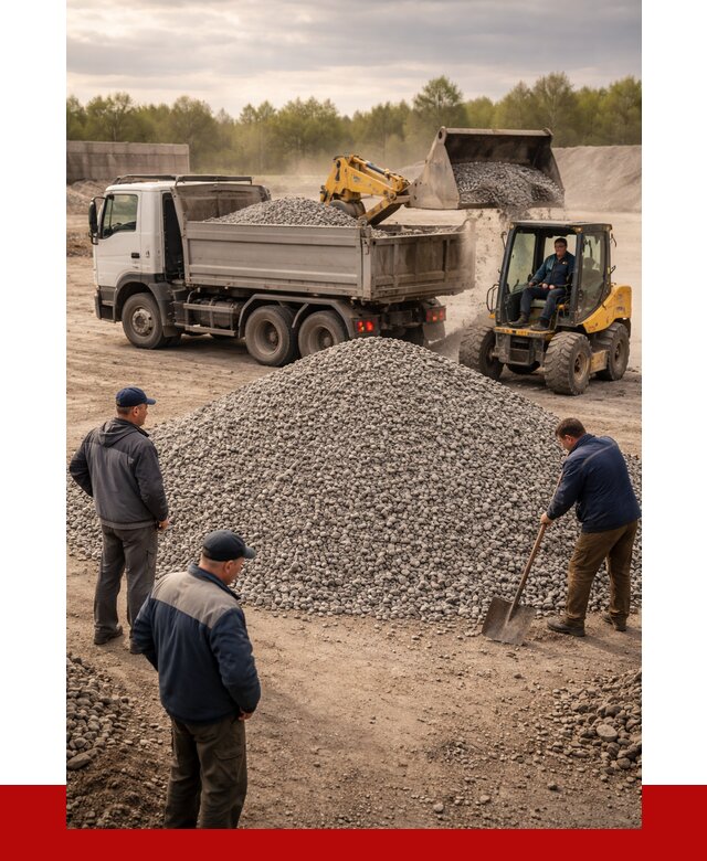 Гравийный щебень фракция 5-20 в Новом Уренгое от 2496 р. ПРОНЕРУДНвг