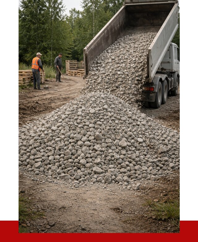 гравийный щебень фракция 70-120 в Новом Уренгое от 2548 р. ПРОНЕРУДНвг