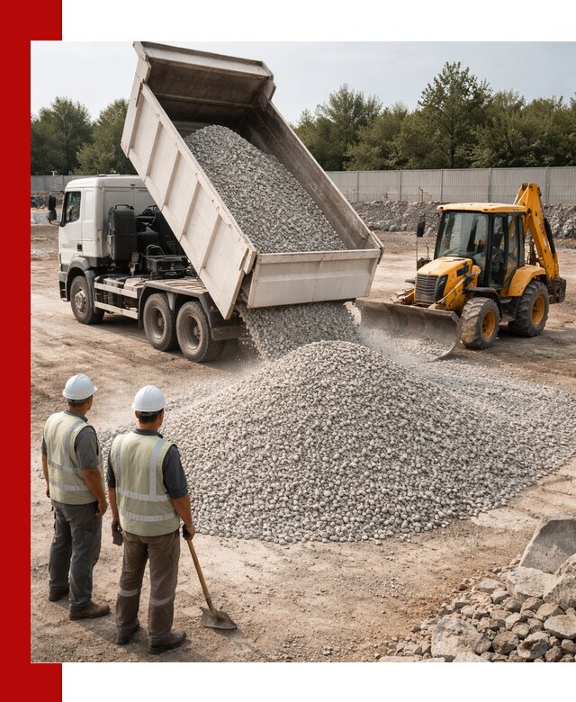 Купить известняковый щебень фракции 5–10 мм с доставкой в Новом Уренгое