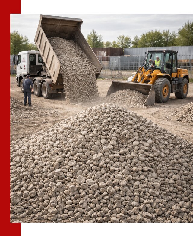 Доломитовый щебень фракции 20–41 с доставкой в Новом Уренгое