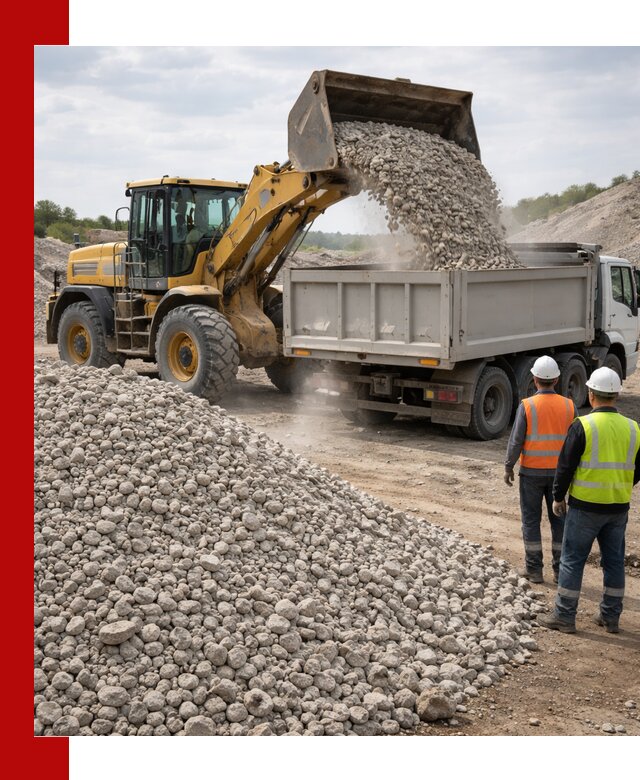 Доломитовый щебень фракция 40–71 доставка и продажа в Новом Уренгое