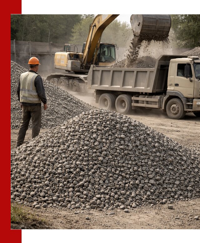Шлаковый щебень фракция 5-20 с доставкой в Новом Уренгое