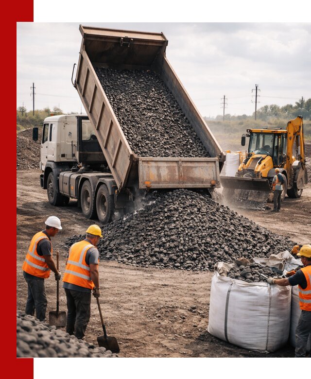 Шлаковый щебень фракция 40-70 с доставкой в Новом Уренгое