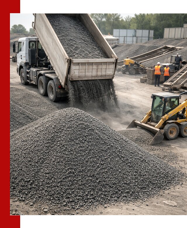 Вторичный щебень фракция 0–5 с доставкой в Новом Уренгое