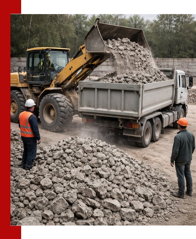 Вторичный щебень фракция 70–150 в Новом Уренгое с доставкой