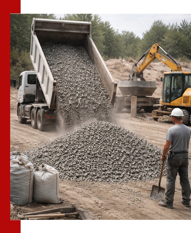 Доставка и продажа бетонного щебня в Новом Уренгое