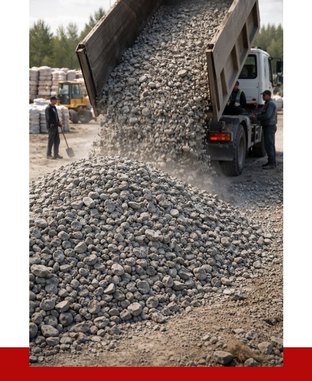 Бетонный щебень фракция 40-70 в Новом Уренгое от 1872 р. ПРОНЕРУДНвг