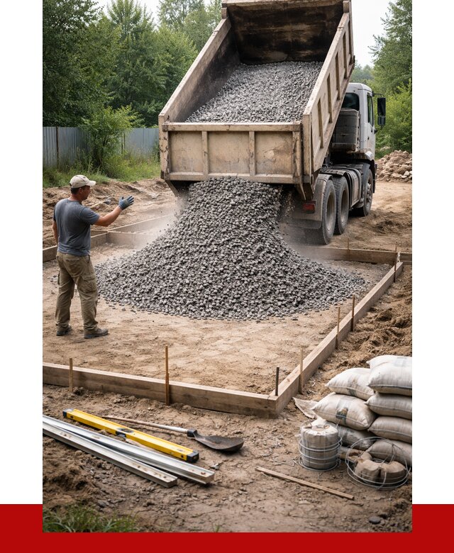 Купить щебень для фундамента в Новом Уренгое от 4679 р. | ПРОНЕРУДНвг