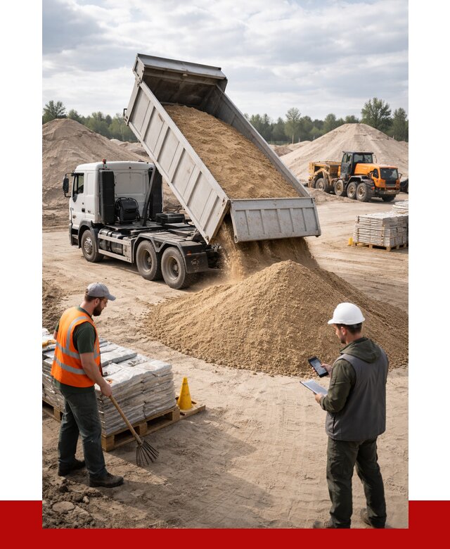 Карьерный песок с доставкой в Новом Уренгое от 3743 р. ПРОНЕРУДНвг