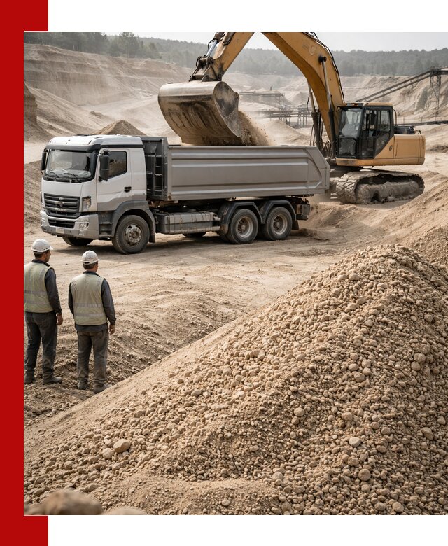 Карьерный крупнозернистый песок с доставкой в Новом Уренгое