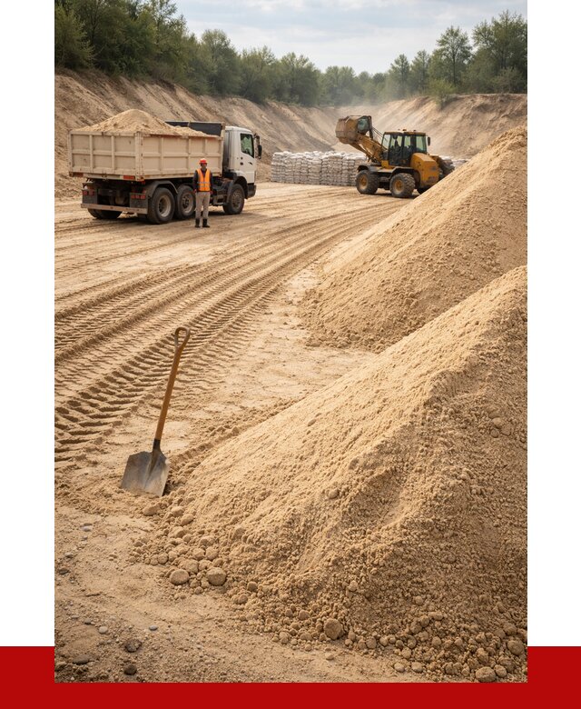 Карьерный песок мелкозернистый в Новом Уренгое от 9358 р. | ПРОНЕРУДНвг