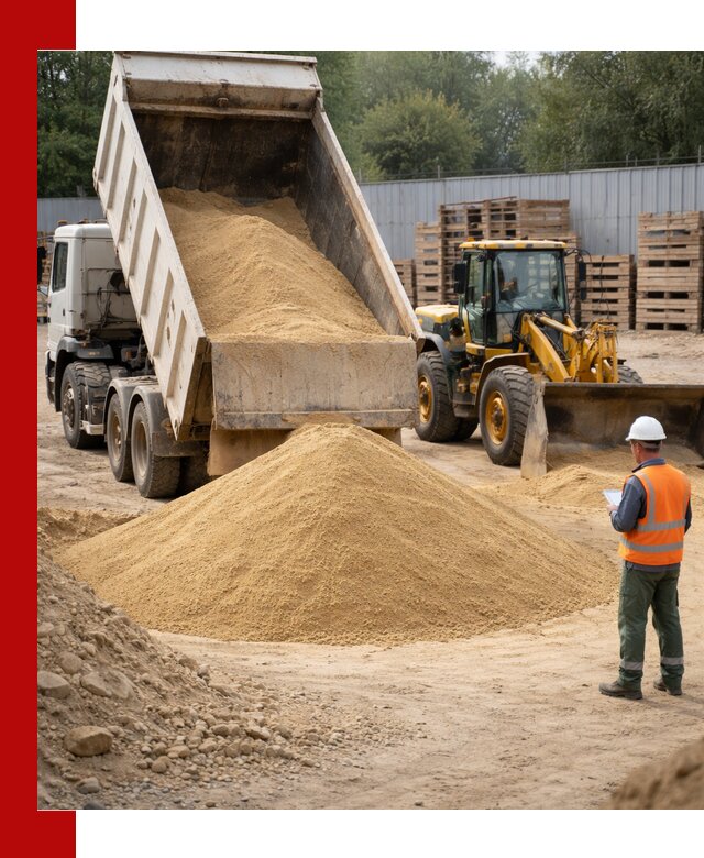 Доставка карьерного мелкозернистого песка в Новом Уренгое