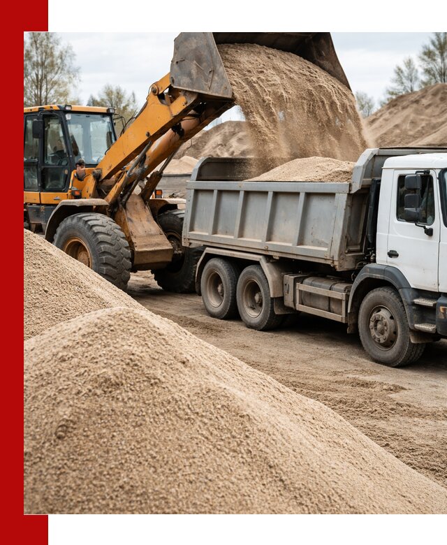 Доставка сеяного песка в Новом Уренгое оптом и в розницу