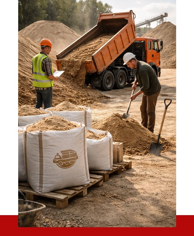 Строительный песок в Новом Уренгое от 2288 р. с доставкой, ПРОНЕРУДНвг