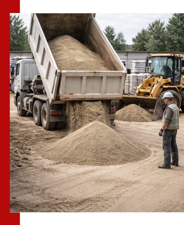 Поставка и доставка песка для бетона в Новом Уренгое
