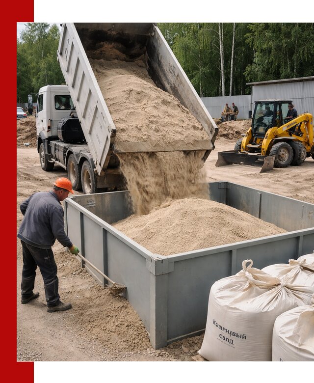 Кварцевый песок для фильтра в Новом Уренгое — доставка и качество