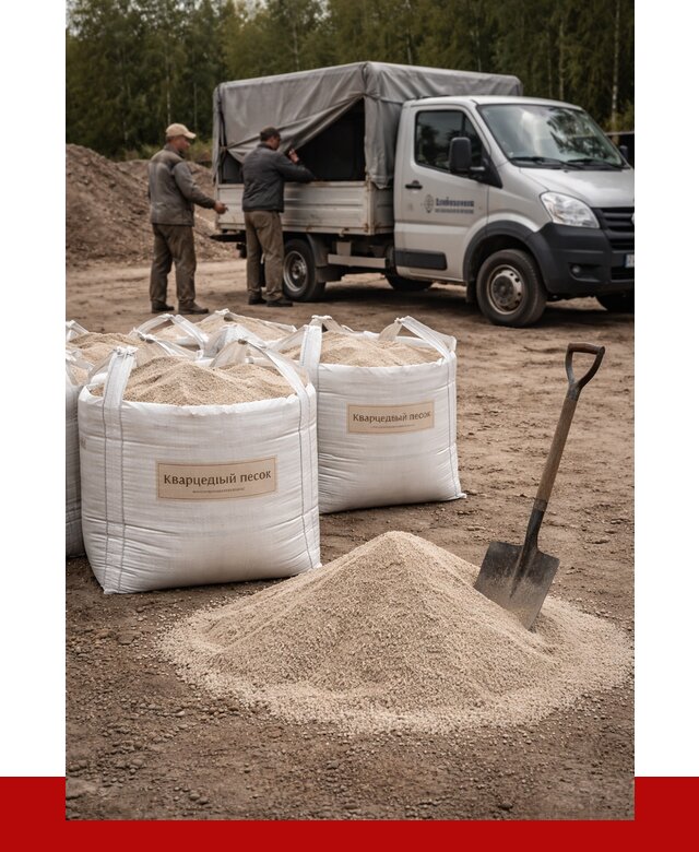 Кварцевый песок для пескоструя в Новом Уренгое от 4679 р. | ПРОНЕРУДНвг