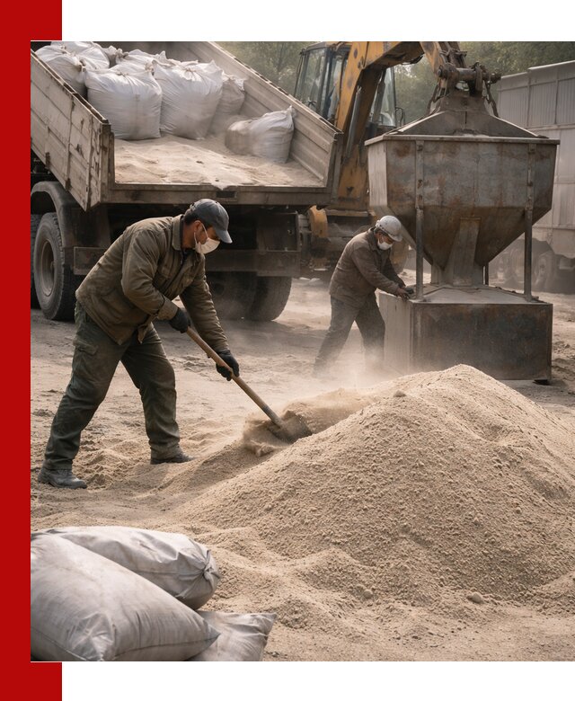 Кварцевый песок для пескоструя в Новом Уренгое — доставка и качество