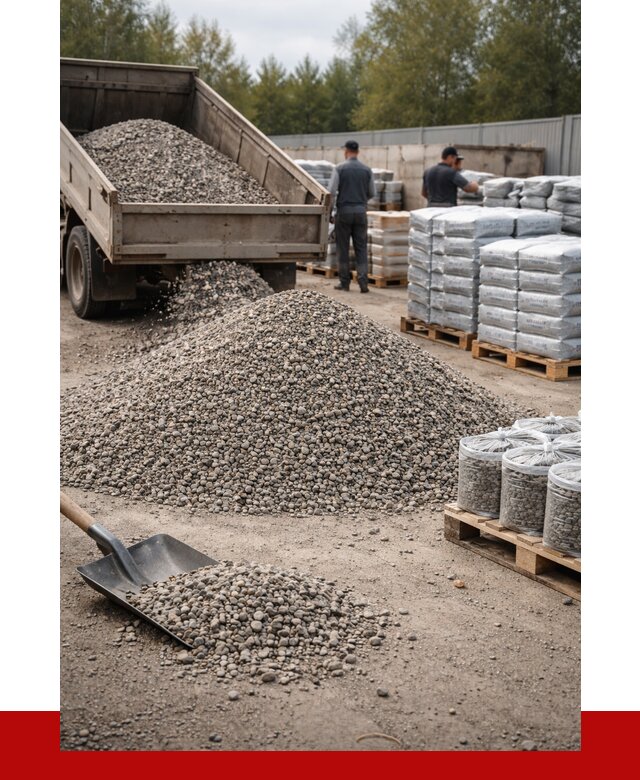 Гравий фракция 5-20 в Новом Уренгое купить от 2392 р. ПРОНЕРУДНвг
