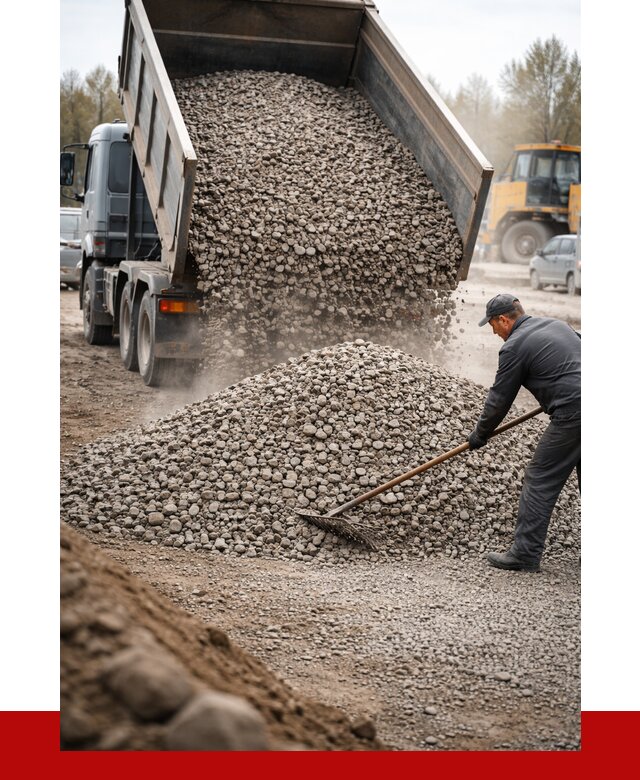 Гравий фракция 20-40 в Новом Уренгое от 2600 р. доставка | ПРОНЕРУДНвг