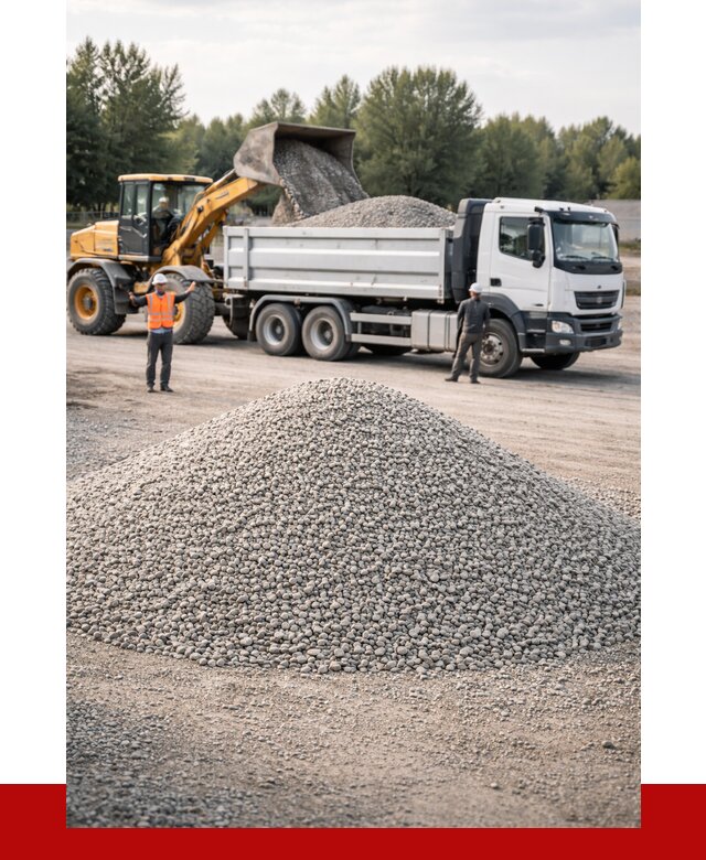 Купить мытый гравий в Новом Уренгое от 3639 р, доставка ПРОНЕРУДНвг