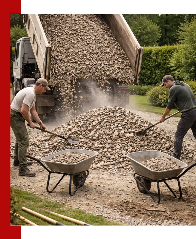 Доставка и продажа декоративной гальки в Новом Уренгое