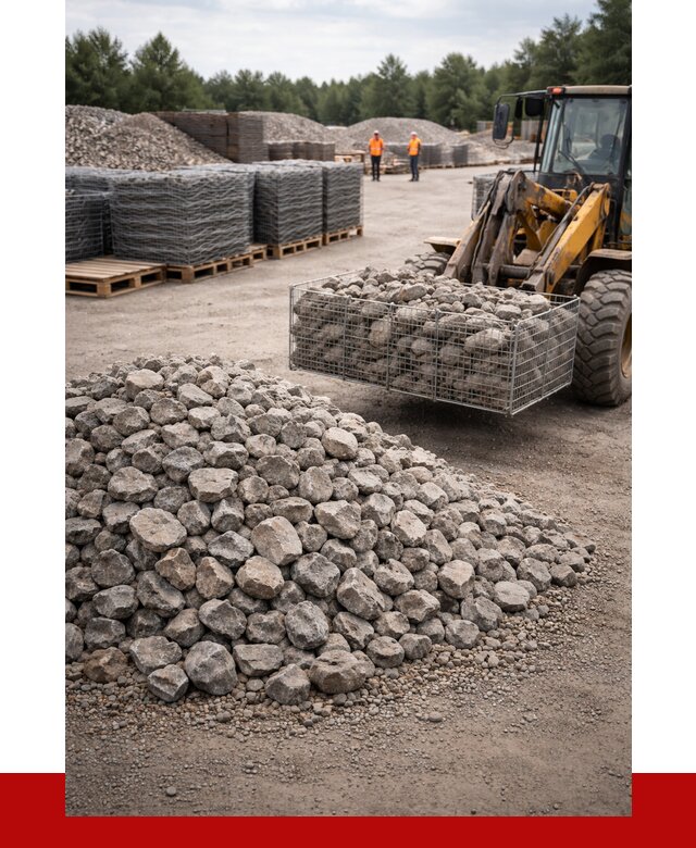 Камень для габионов фракция 70-150 в Новом Уренгое от 4367 р. | ПРОНЕРУДНвг