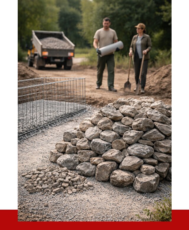 Камень для габионов фракция 100-200 в Новом Уренгое от 4991 р. | ПРОНЕРУДНвг