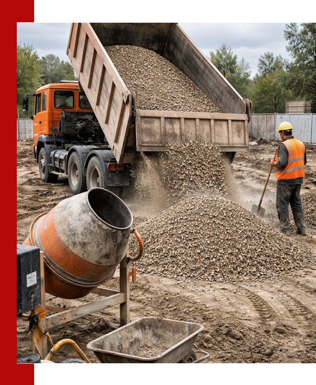 Опгс для бетона с доставкой самосвалом в Новом Уренгое от производителя