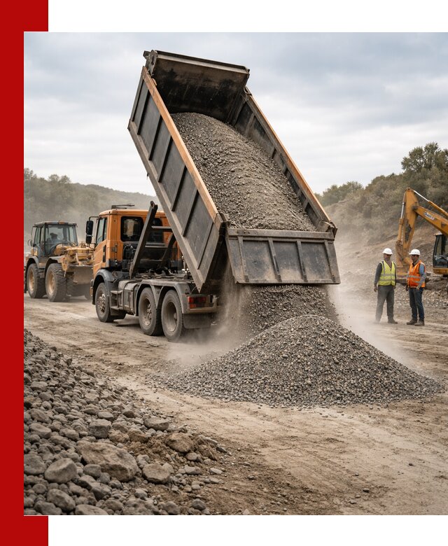 Щебёночно-песчаная смесь ЩПС С1 с доставкой в Новом Уренгое