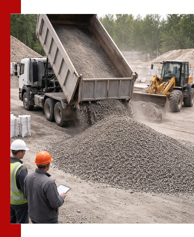 Доставка и продажа гранитного отсева 0-10 в Новом Уренгое