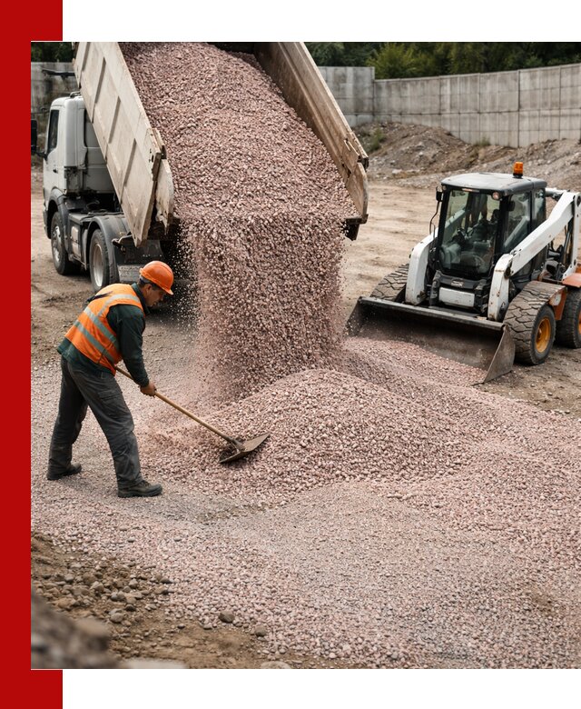 Крошка розовый гранит с доставкой в Новом Уренгое от производителя