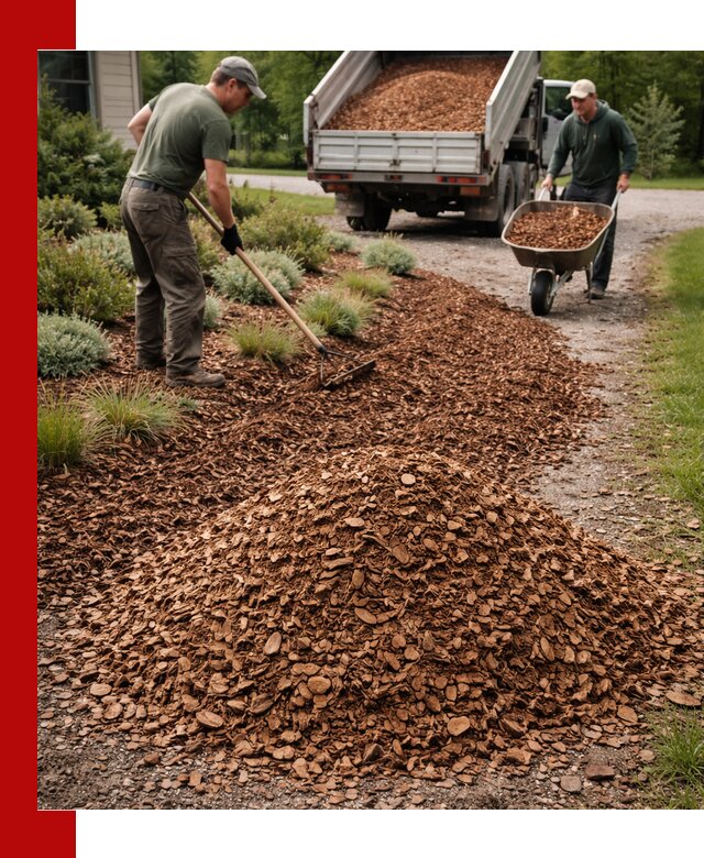 Крошка для мульчирования с доставкой в Новом Уренгое