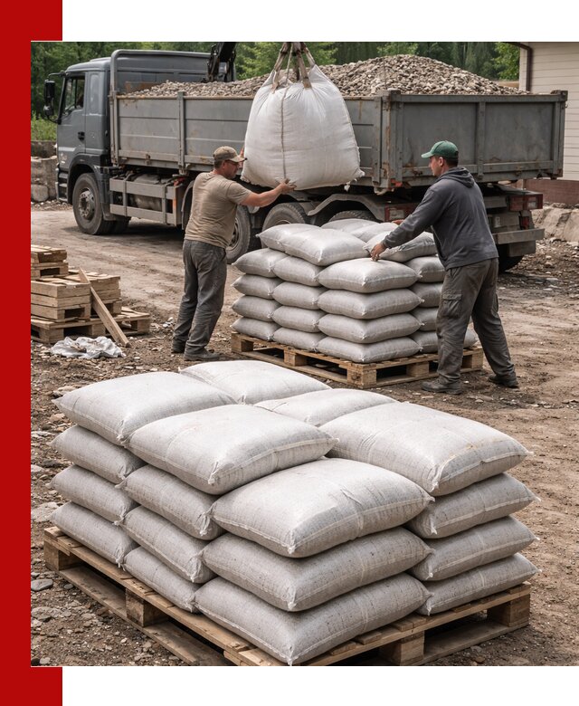 Керамзит в мешках с доставкой в Новом Уренгое от компании-поставщика