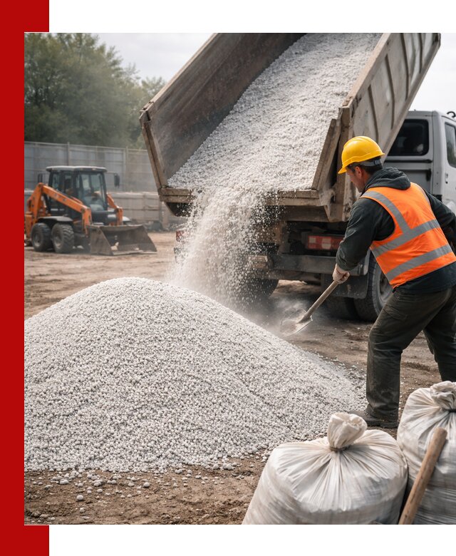 Доставка перлита вспученного в Новом Уренгое оптом и в розницу