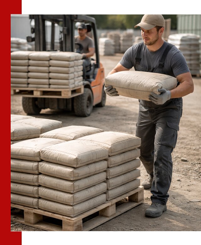 Доставка цемента в мешках оптом и в розницу в Новом Уренгое