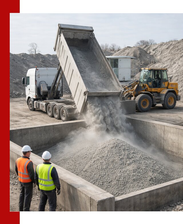 Доставка цемента навалом в Новом Уренгое крупными партиями