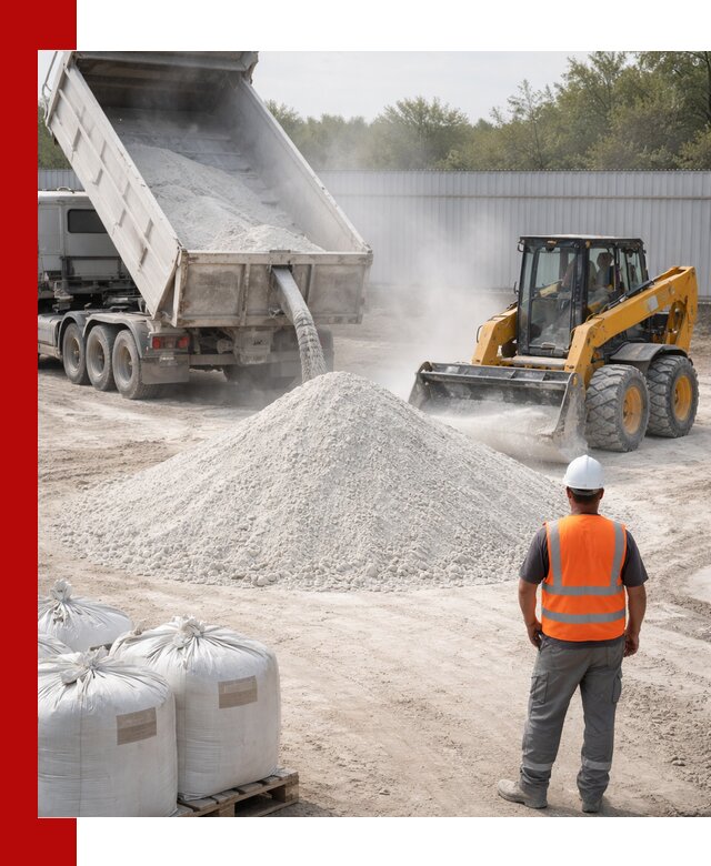 Доставка и продажа известняковой муки в Новом Уренгое