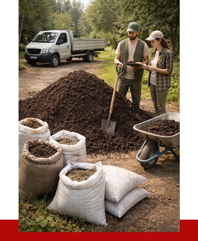 Купить грунт с доставкой в Новом Уренгое от 4679 р. за м3 | ПРОНЕРУДНвг