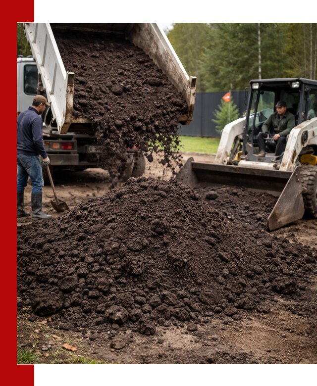 Плодородный грунт с доставкой в Новом Уренгое для садов и огородов