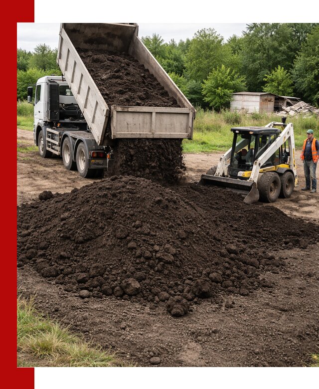 Поставка плодородной земли с доставкой самосвалом в Новом Уренгое