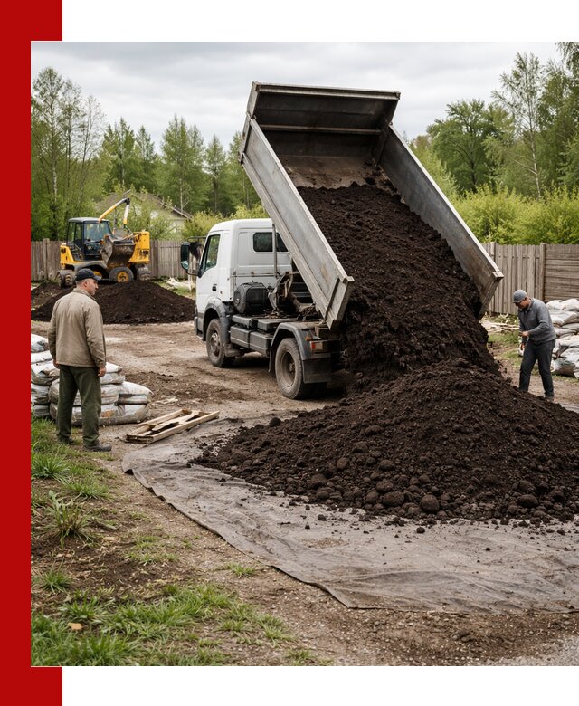 Доставка качественного почвогрунта в Новом Уренгое оптом и в розницу